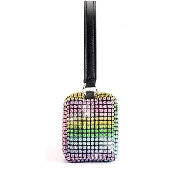 NWT Sparkling Bling Swarovski Crystal Rhinestone Bag Clutch Purse +FREE … - Picture 5 of 17